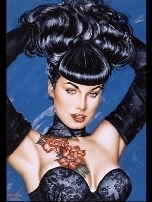 Bettie Card - Rose Tattoo
